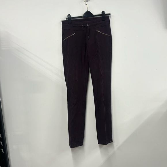 Athleta Women's Burgundy Straight Leg Pants ST - Picture 1 of 5